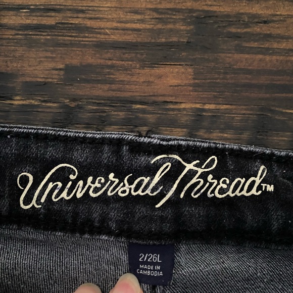 Universal Thread High Rise Jegging Jeans Black Size 2 / 26L - Picture 3 of 9